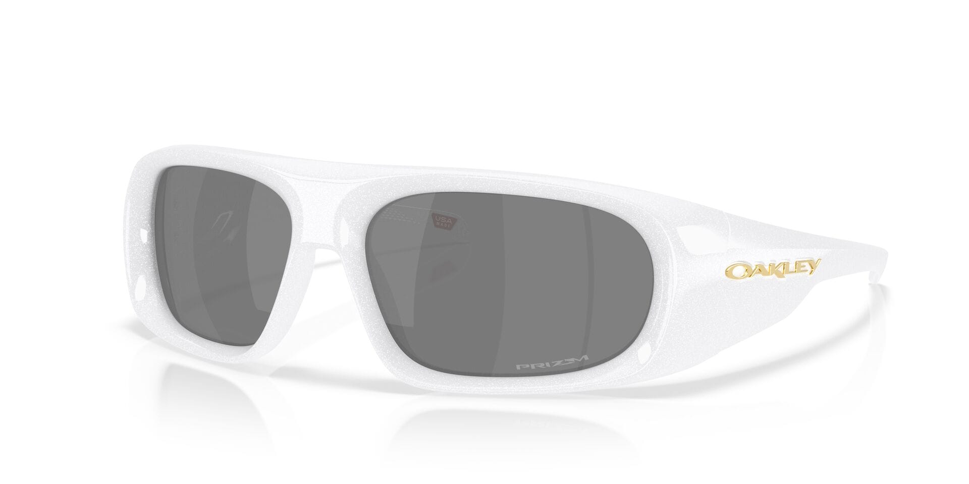 Oakley 0OO94191 Sunglass White Unisex Full Shell Sunglass — White frame — view 6