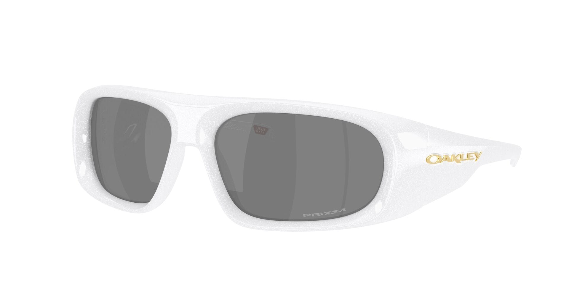 Oakley 0OO94191 Sunglass White Unisex Full Shell Sunglass — White frame — view 7