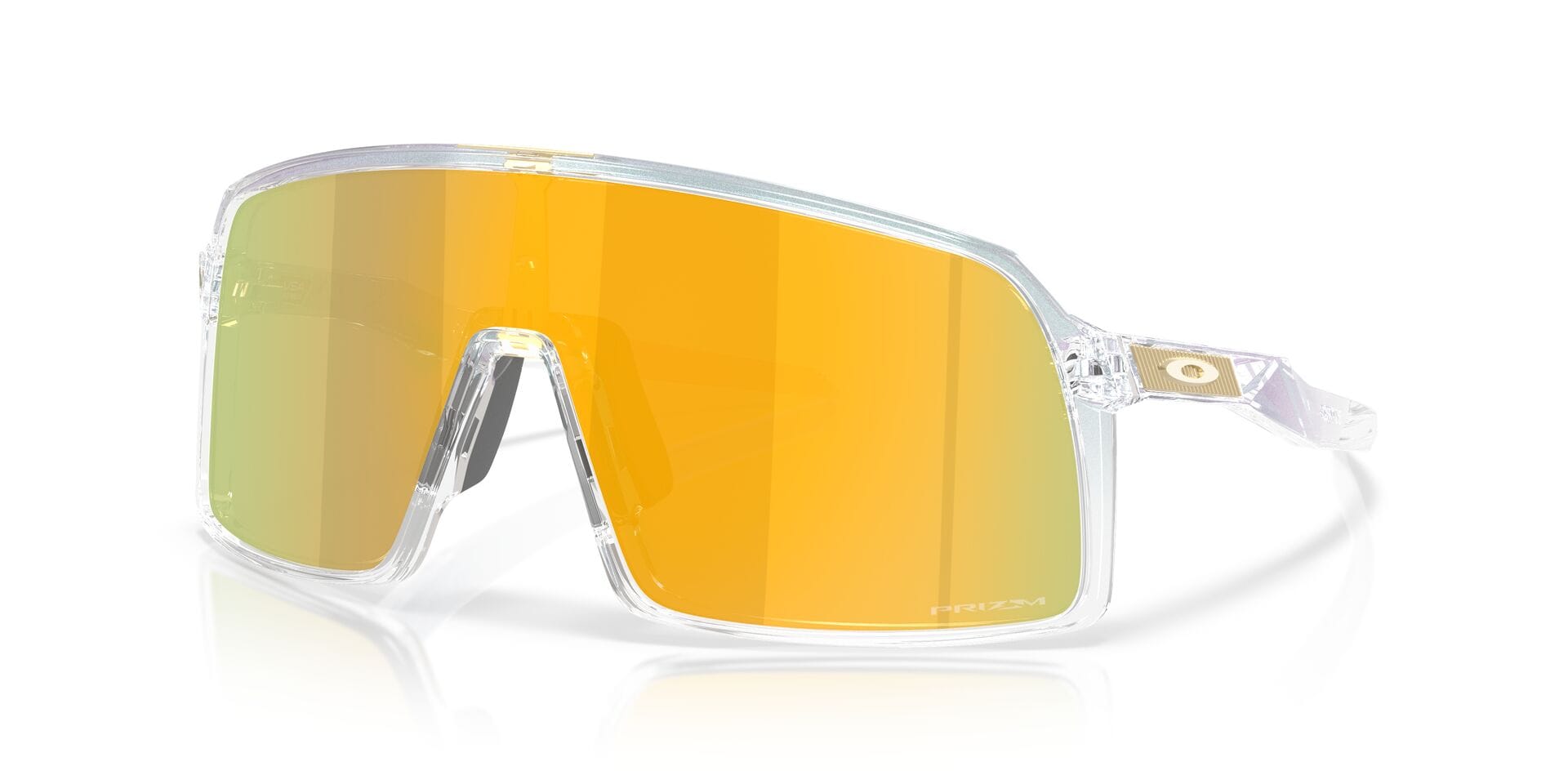 Oakley 0OO9406 Sunglass Transparent Male Full Shell Sunglass — Transparent frame — view 2
