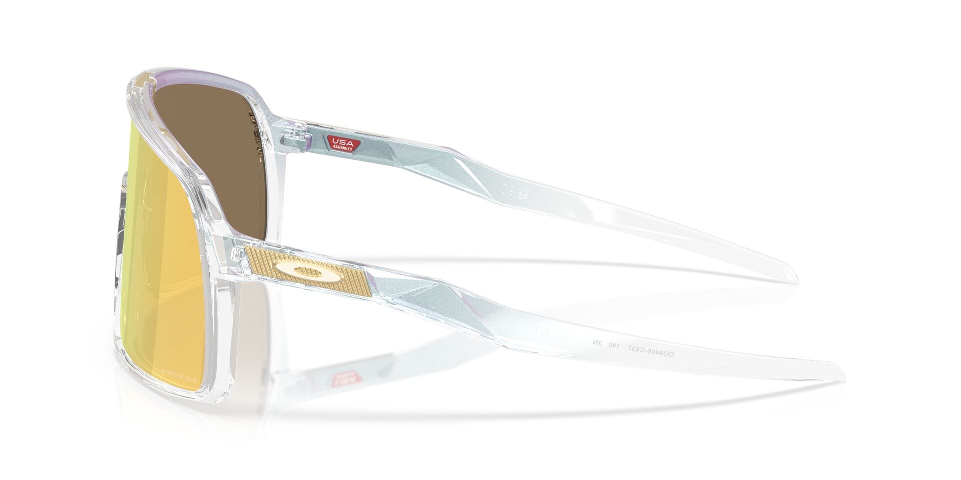 Oakley 0OO9406 Sunglass Transparent Male Full Shell Sunglass — Transparent frame — view 12