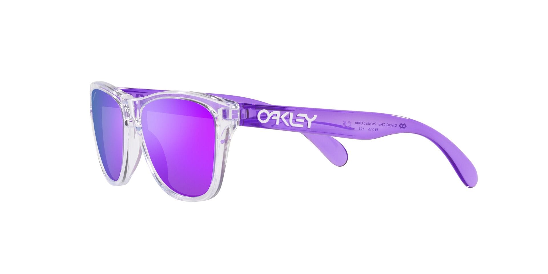 Oakley Youth 0OJ9009 Sunglass Transparent Unisex Full Shell Sunglass — Transparent frame — view 9