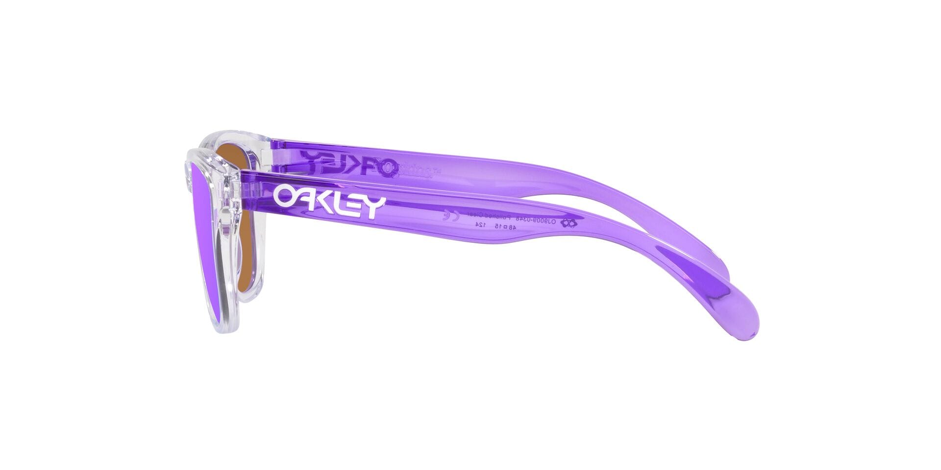 Oakley Youth 0OJ9009 Sunglass Transparent Unisex Full Shell Sunglass — Transparent frame — view 12