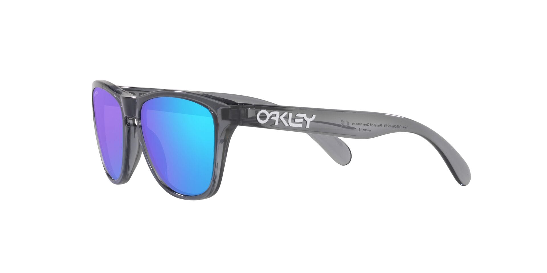 Oakley Youth 0OJ9009 Sunglass Grey Unisex Full Shell Sunglass — Grey frame — view 3