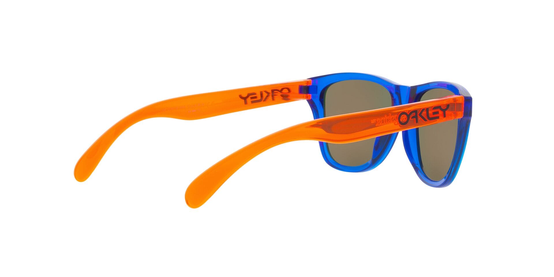 Oakley Youth 0OJ9009 Sunglass Transparent Blue Unisex Full S Sunglass — Transparent Blue frame — view 9