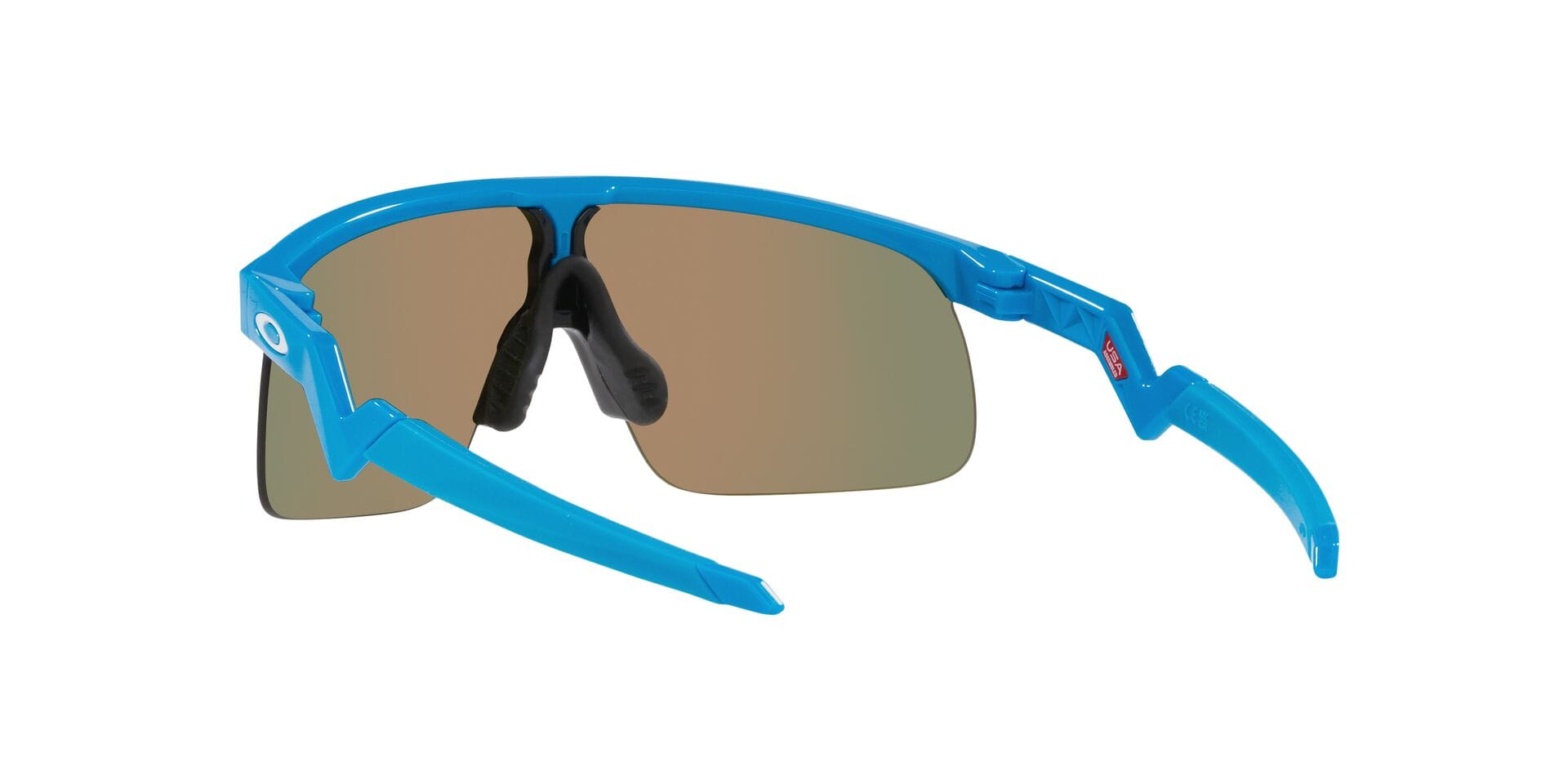 Oakley Youth 0OJ9010 Sunglass Sky Blue Male RimLess Shell Sunglass — Sky Blue frame — view 17