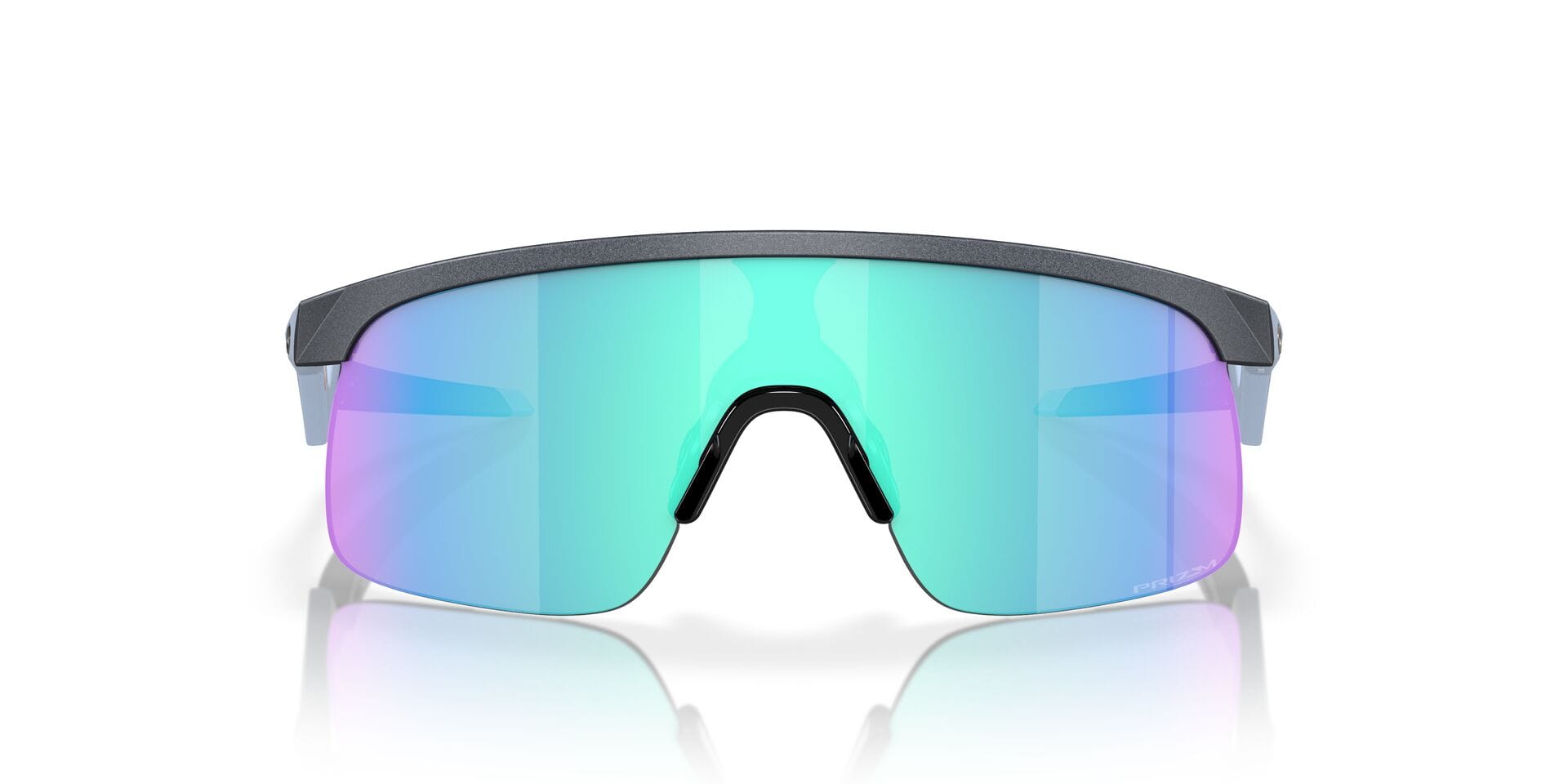 Oakley Youth 0OJ9010 Sunglass Grey Male RimLess Shell Sunglass — Grey frame — view 4