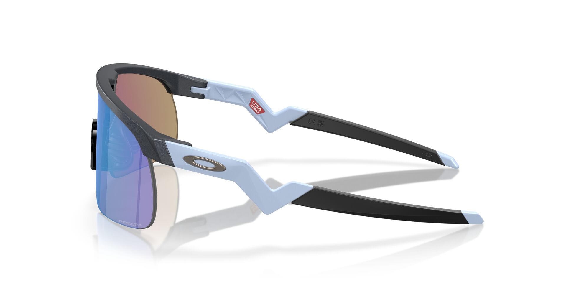 Oakley Youth 0OJ9010 Sunglass Grey Male RimLess Shell Sunglass — Grey frame — view 7