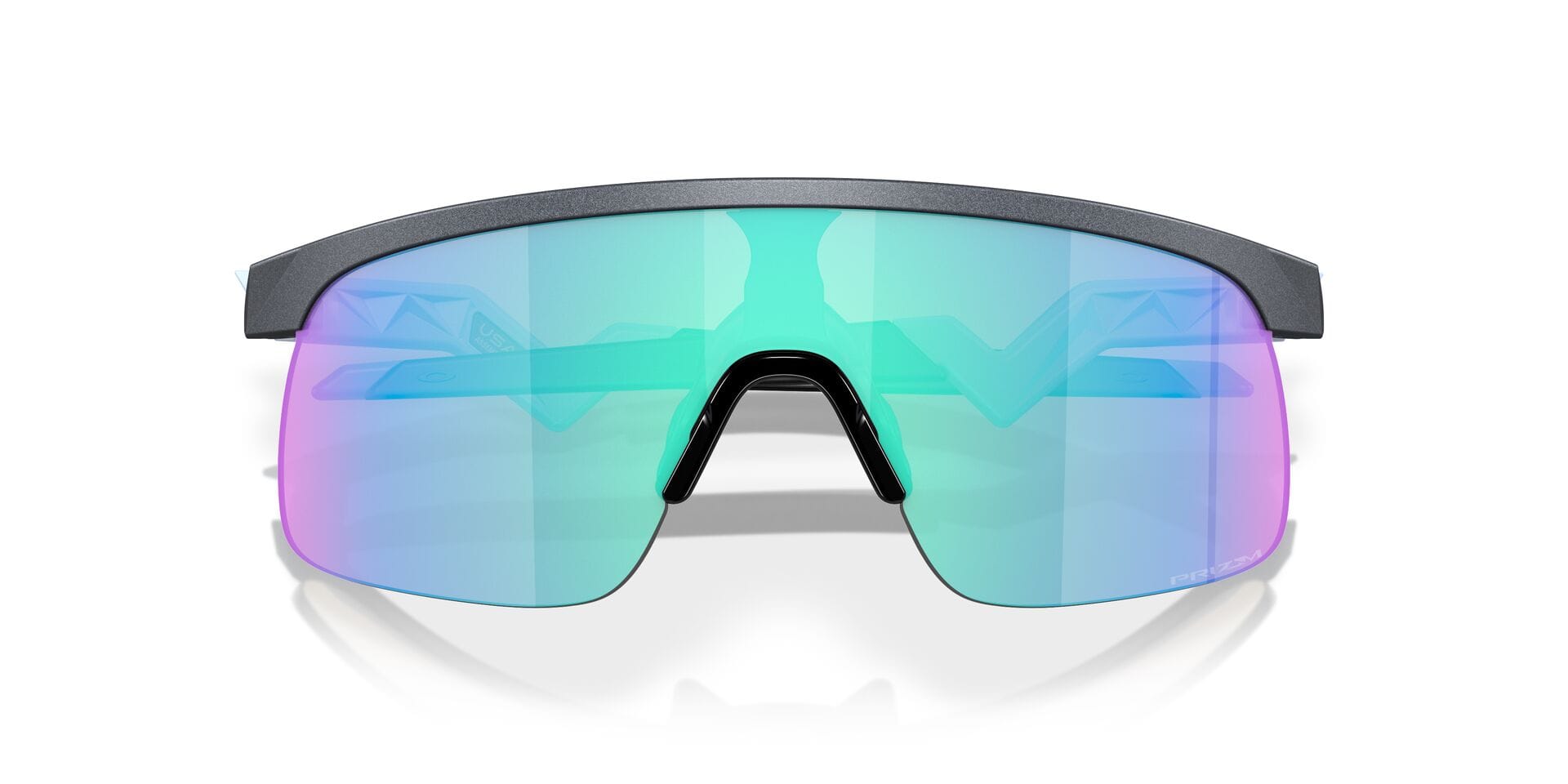 Oakley Youth 0OJ9010 Sunglass Grey Male RimLess Shell Sunglass — Grey frame — view 9
