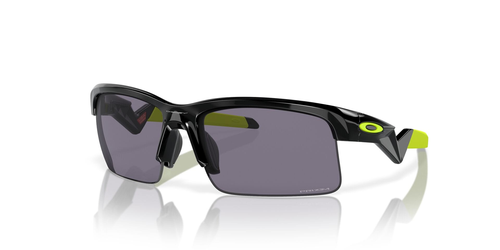 Oakley Youth 0OJ9013 Sunglass Black Unisex RimLess Shell Sunglass — Black frame — view 1