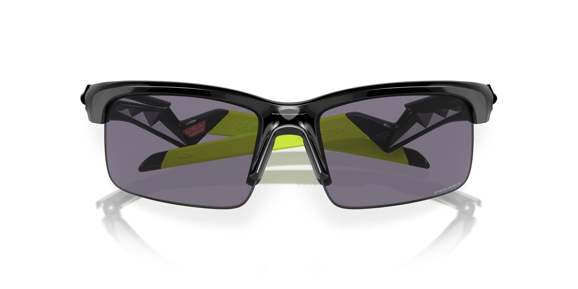 Oakley Youth 0OJ9013 Sunglass Black Unisex RimLess Shell Sunglass — Black frame — view 9