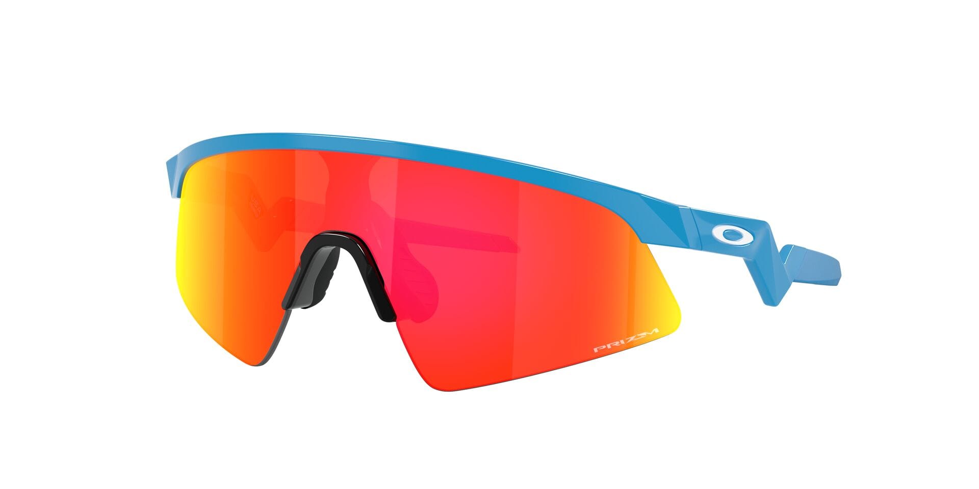 Oakley Youth 0OJ9910 Sunglass Blue Unisex RimLess Shell Sunglass — Blue frame — view 3