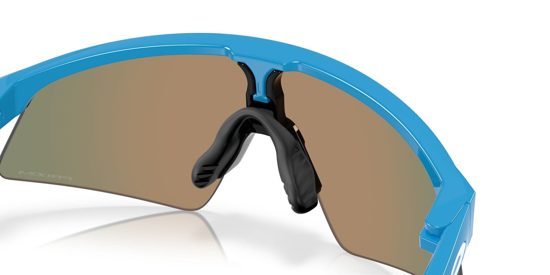Oakley Youth 0OJ9910 Sunglass Blue Unisex RimLess Shell Sunglass — Blue frame — view 5