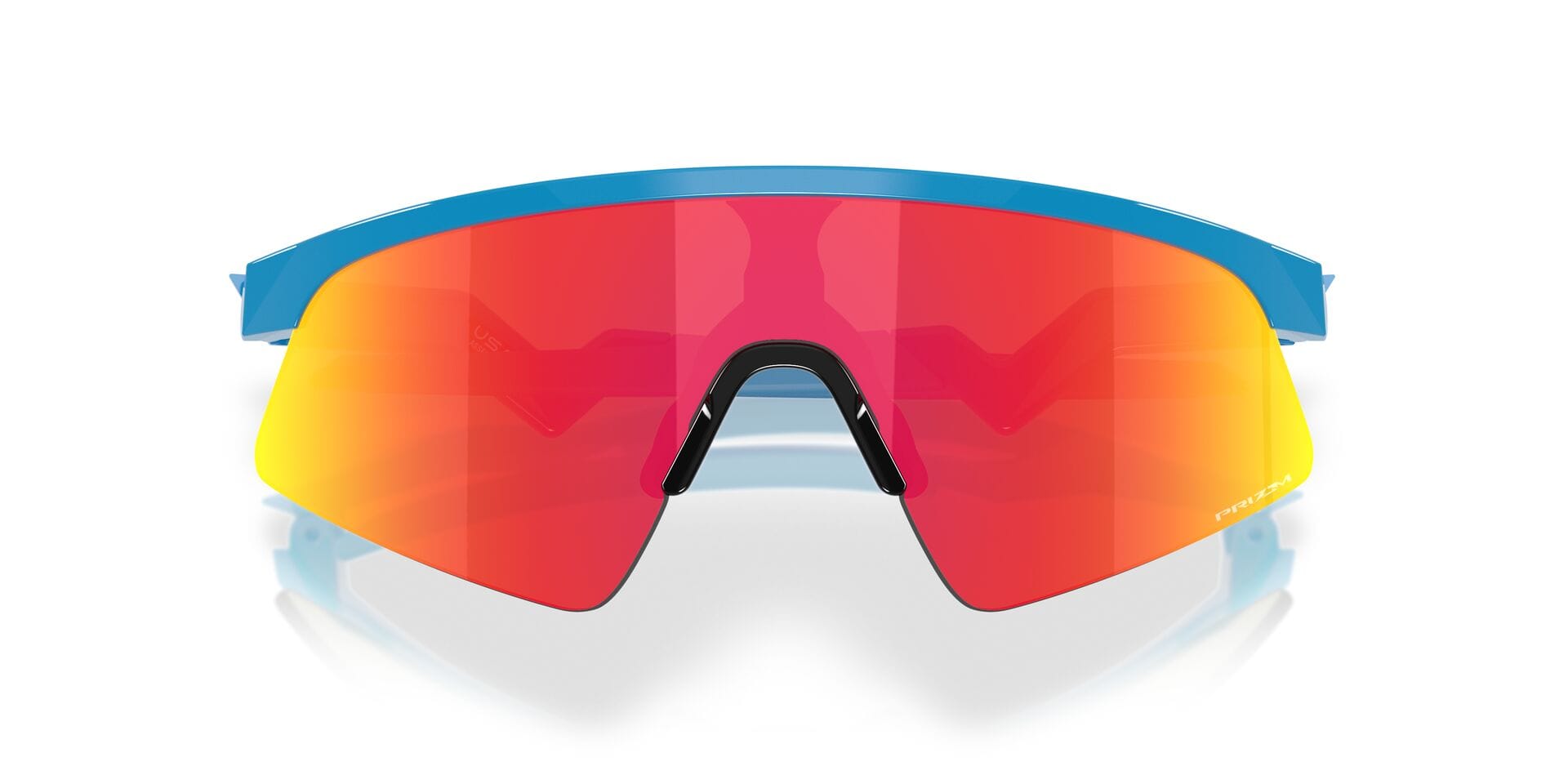 Oakley Youth 0OJ9910 Sunglass Blue Unisex RimLess Shell Sunglass — Blue frame — view 9