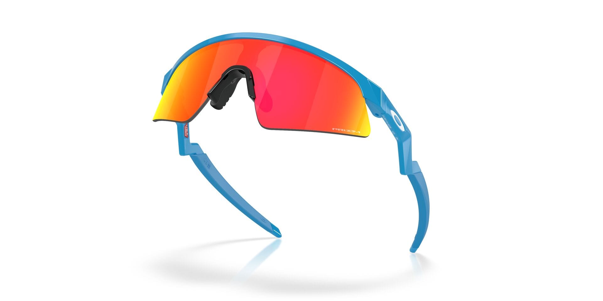 Oakley Youth 0OJ9910 Sunglass Blue Unisex RimLess Shell Sunglass — Blue frame — view 10