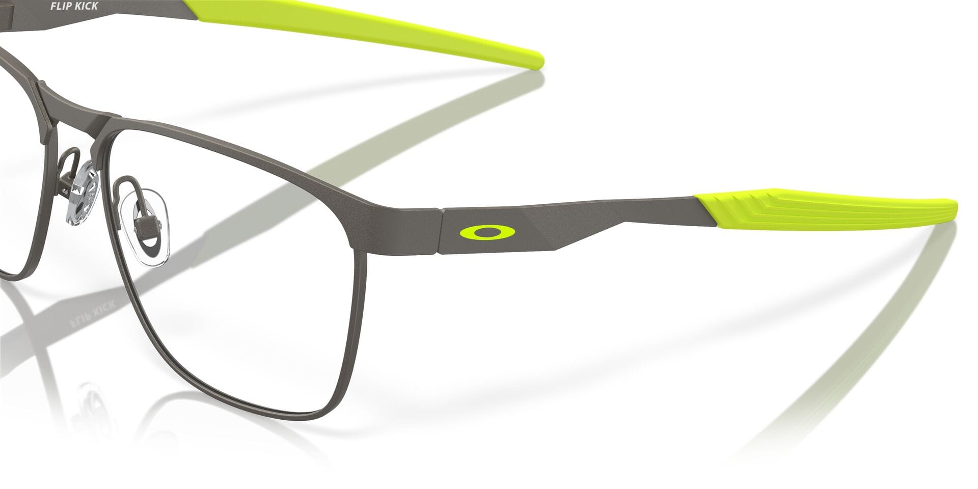 Oakley Youth 0OY3003 Frame Gun Metal Unisex Full Metal Frame — Gun Metal frame — view 2