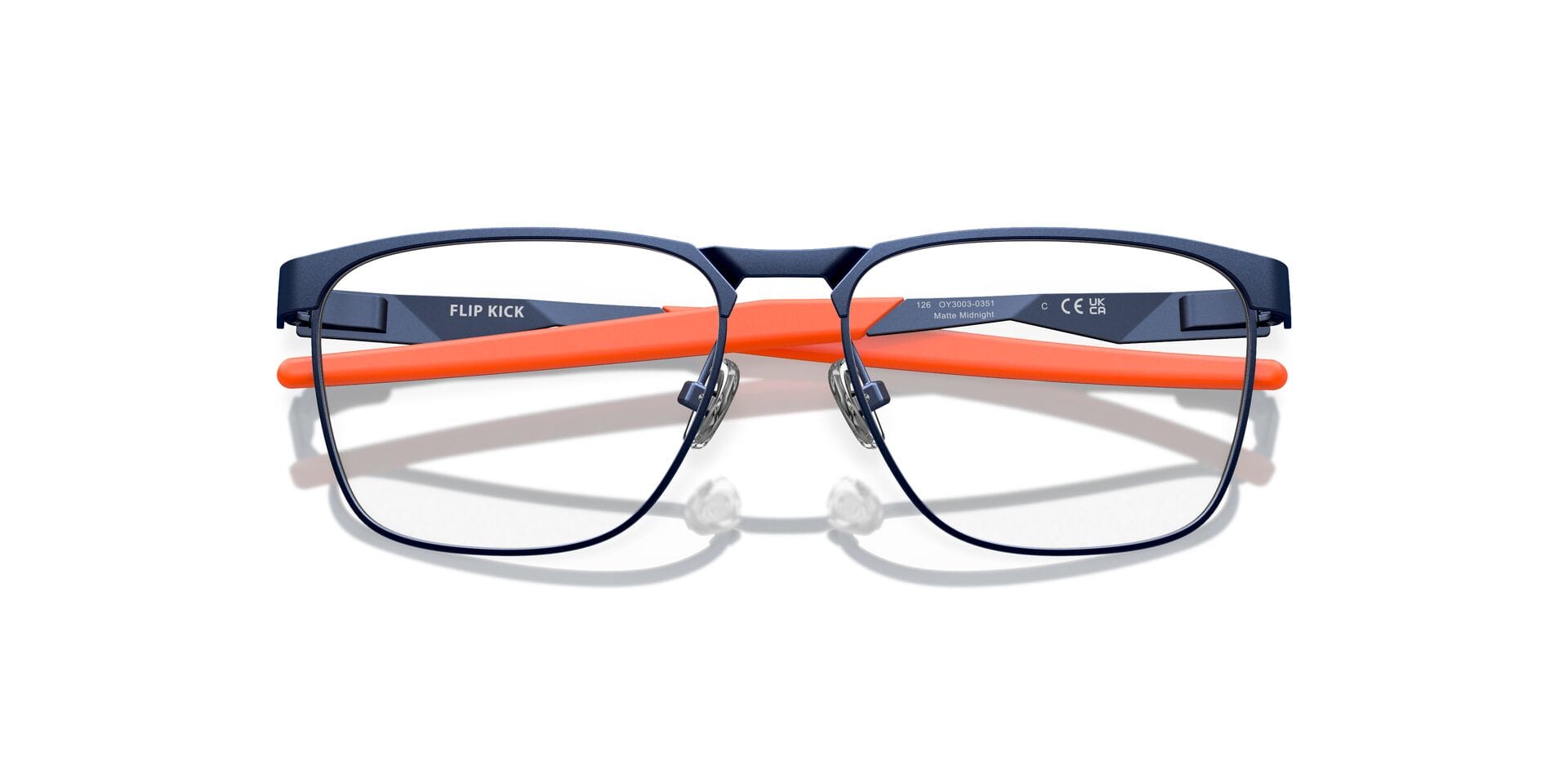 Oakley Youth 0OY3003 Frame Blue Unisex Full Metal Frame — Blue frame — view 9
