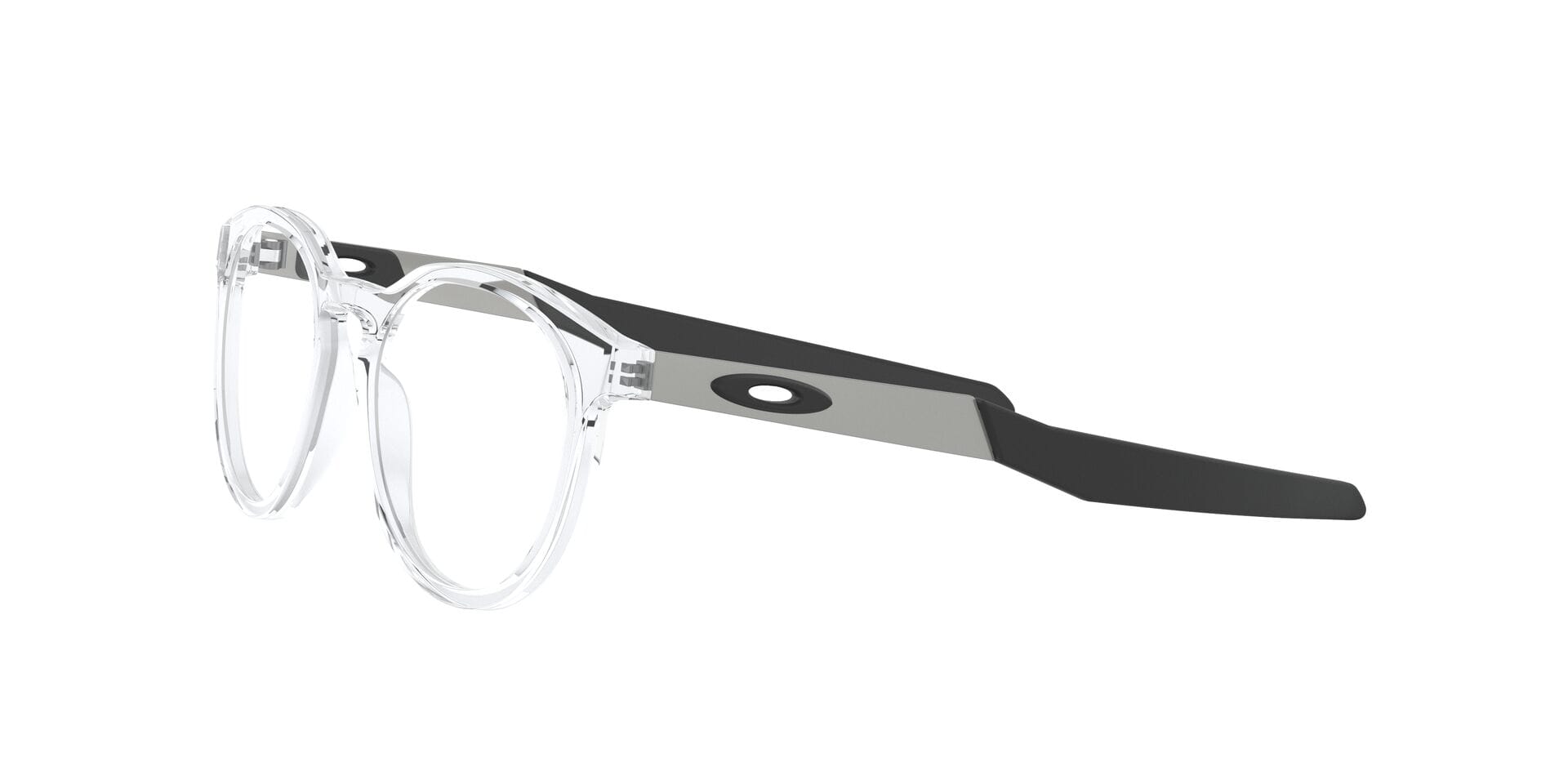 Oakley Youth 0OY8014 Frame Transparent Male Full Metal Frame — Transparent frame — view 3
