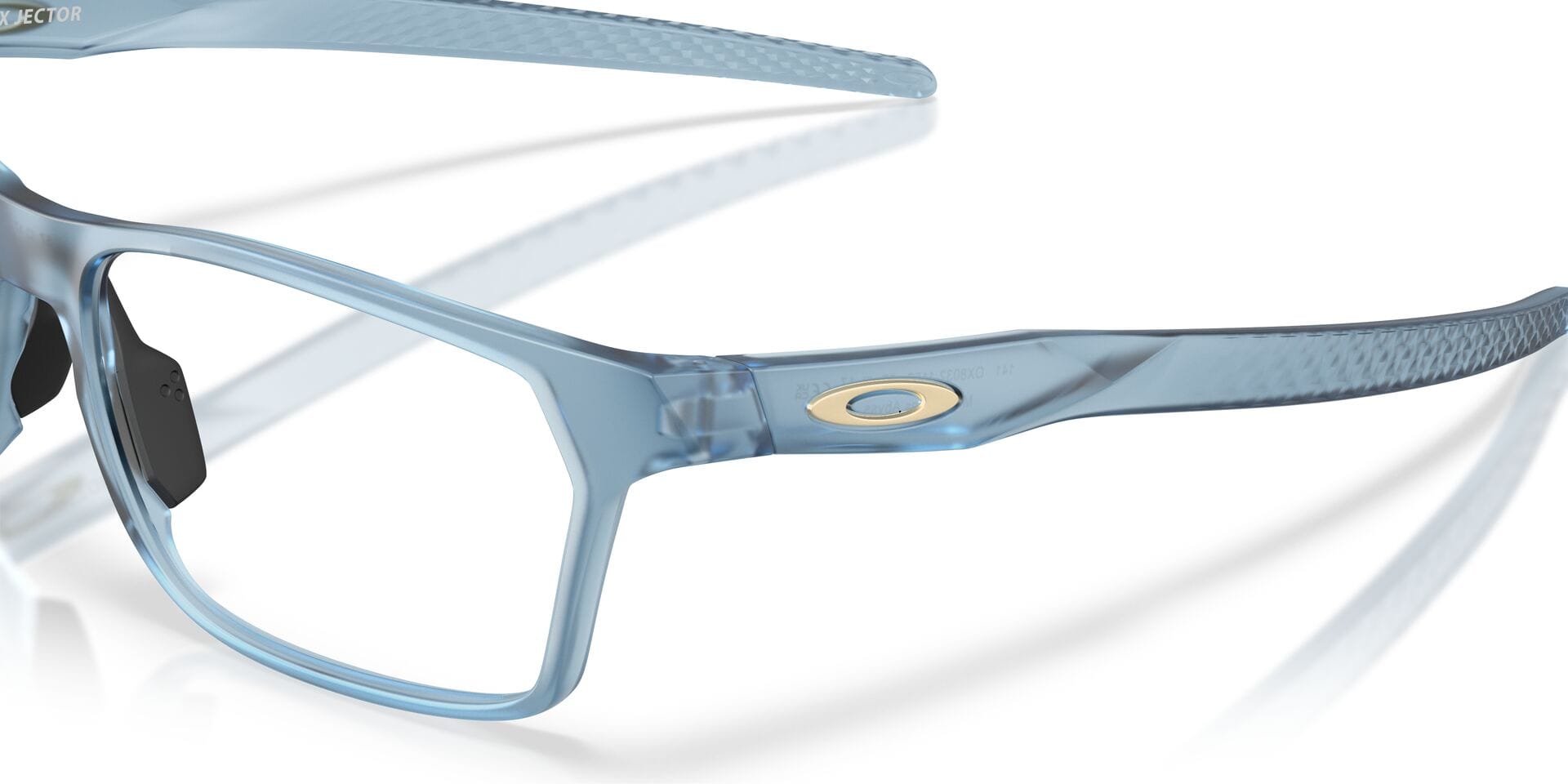 Oakley 0OX8032 Frame Transparent Blue Male Full - Frame — Transparent Blue frame — view 2