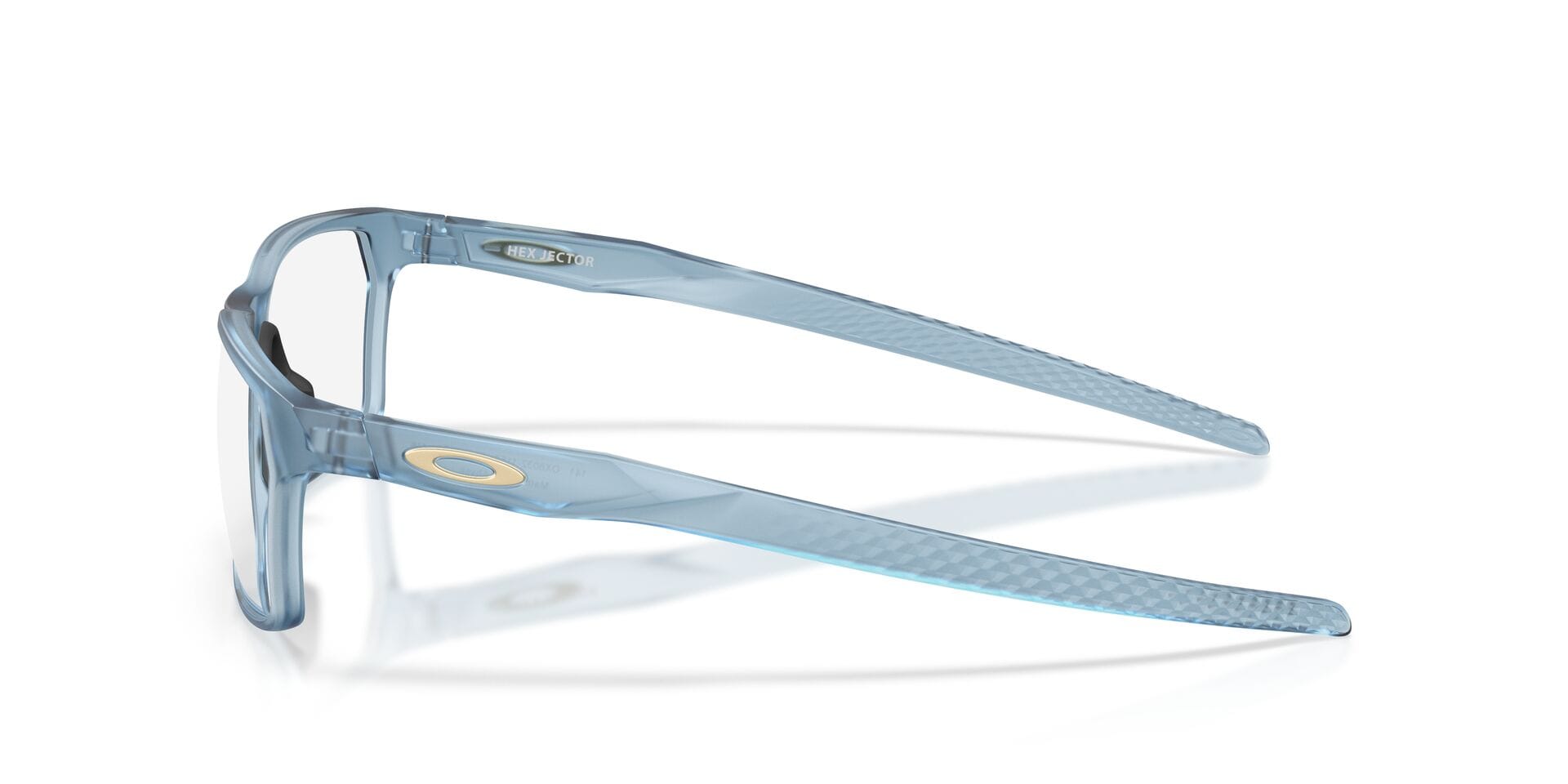 Oakley 0OX8032 Frame Transparent Blue Male Full - Frame — Transparent Blue frame — view 7