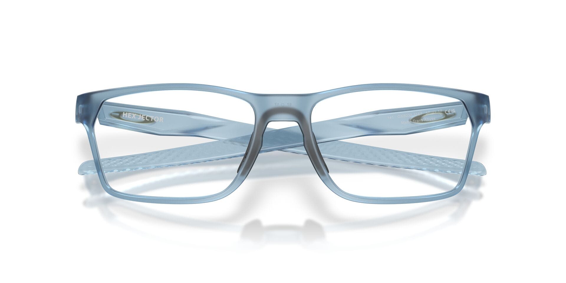 Oakley 0OX8032 Frame Transparent Blue Male Full - Frame — Transparent Blue frame — view 9