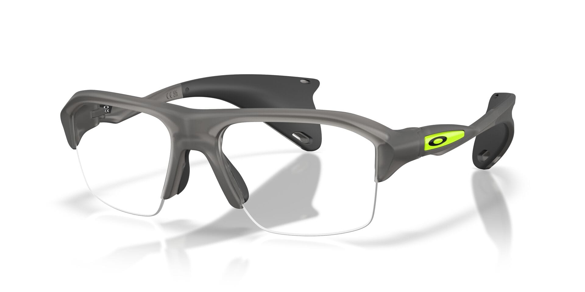 Oakley 0OX8198 Frame Transparent Grey Unisex Full - Frame — Transparent Grey frame — view 3