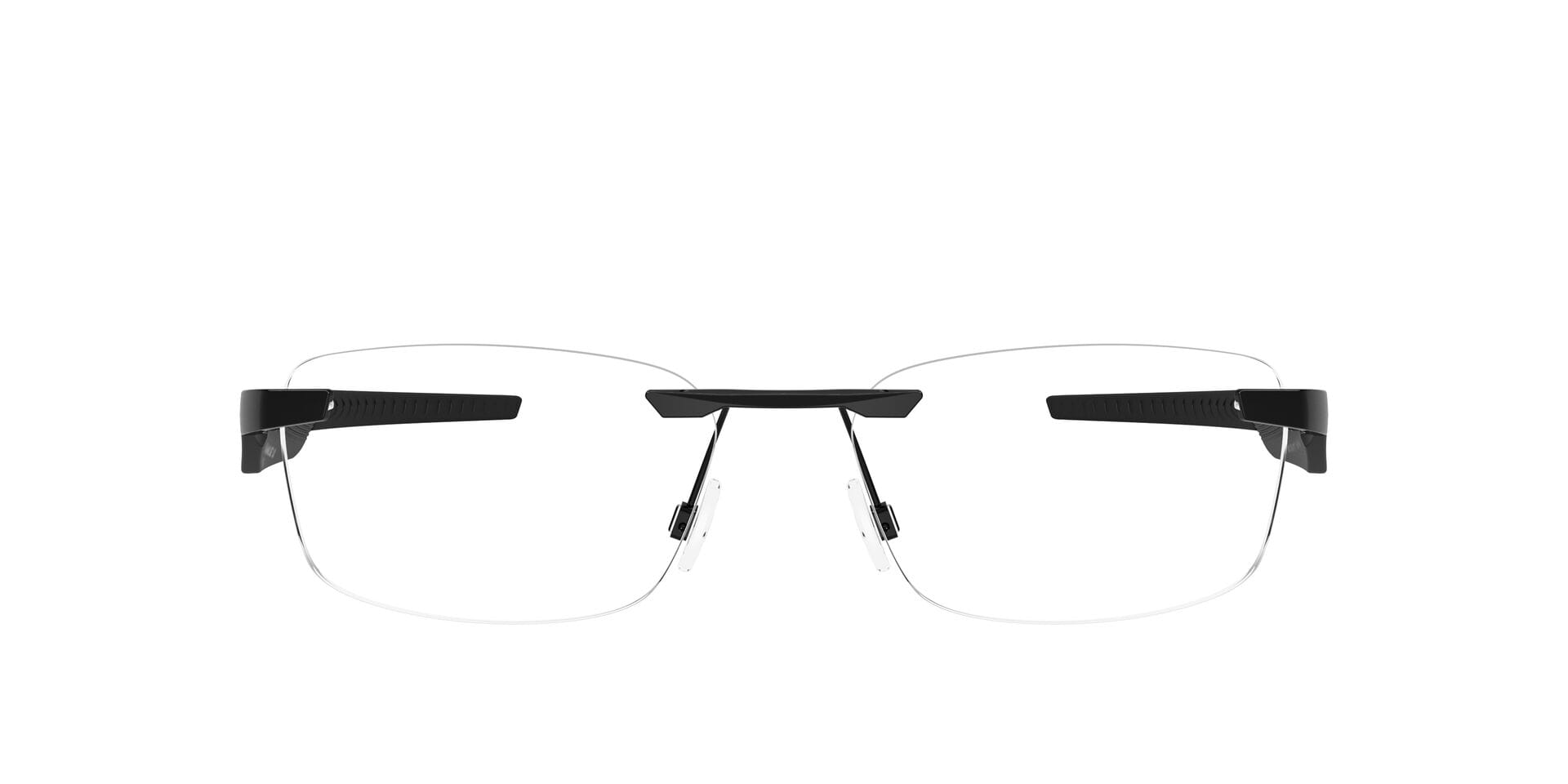 Oakley 0OX3126 Frame Matt Black Unisex RimLess Metal Frame — Matt Black frame — view 6