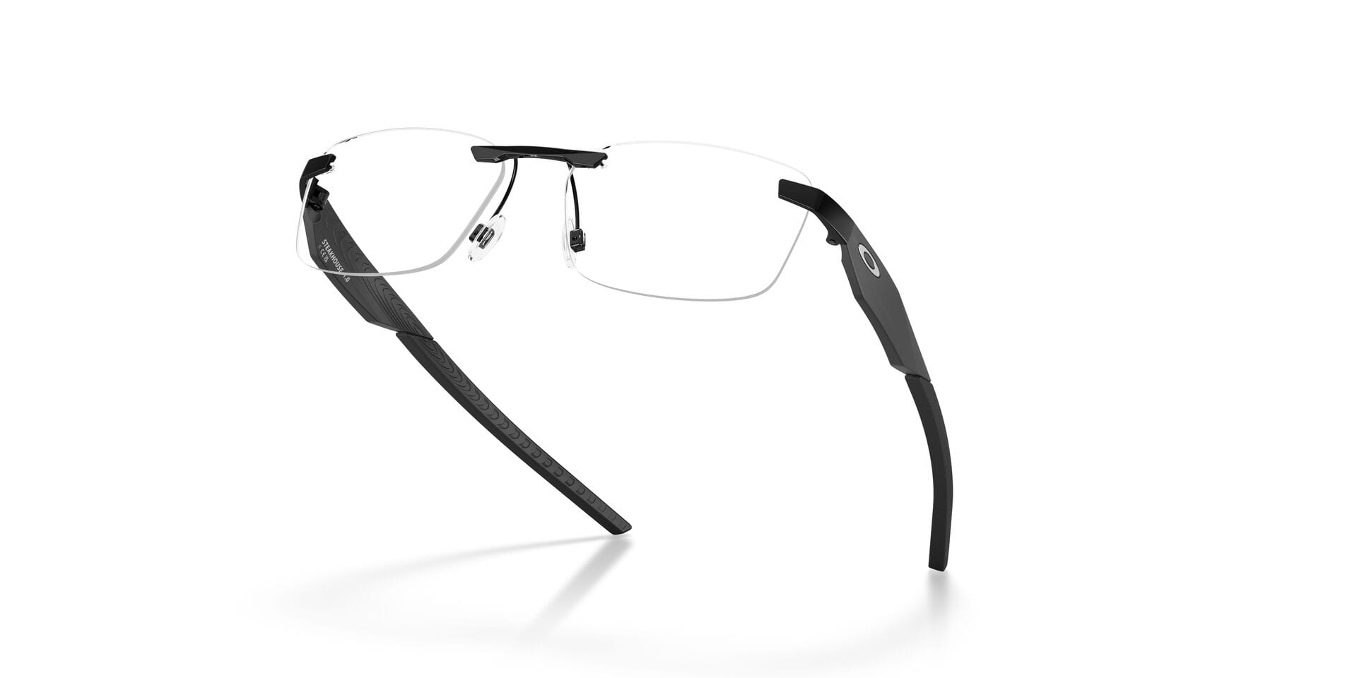 Oakley 0OX3126 Frame Matt Black Unisex RimLess Metal Frame — Matt Black frame — view 10