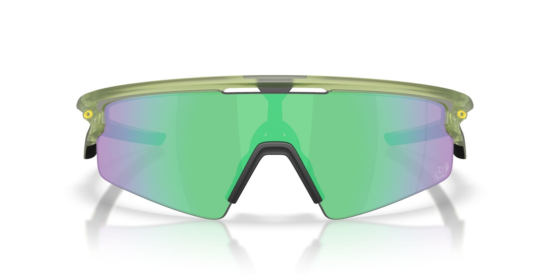Oakley 0OO9531 Sunglass Green Unisex Full Shell Sunglass — Green frame — view 4