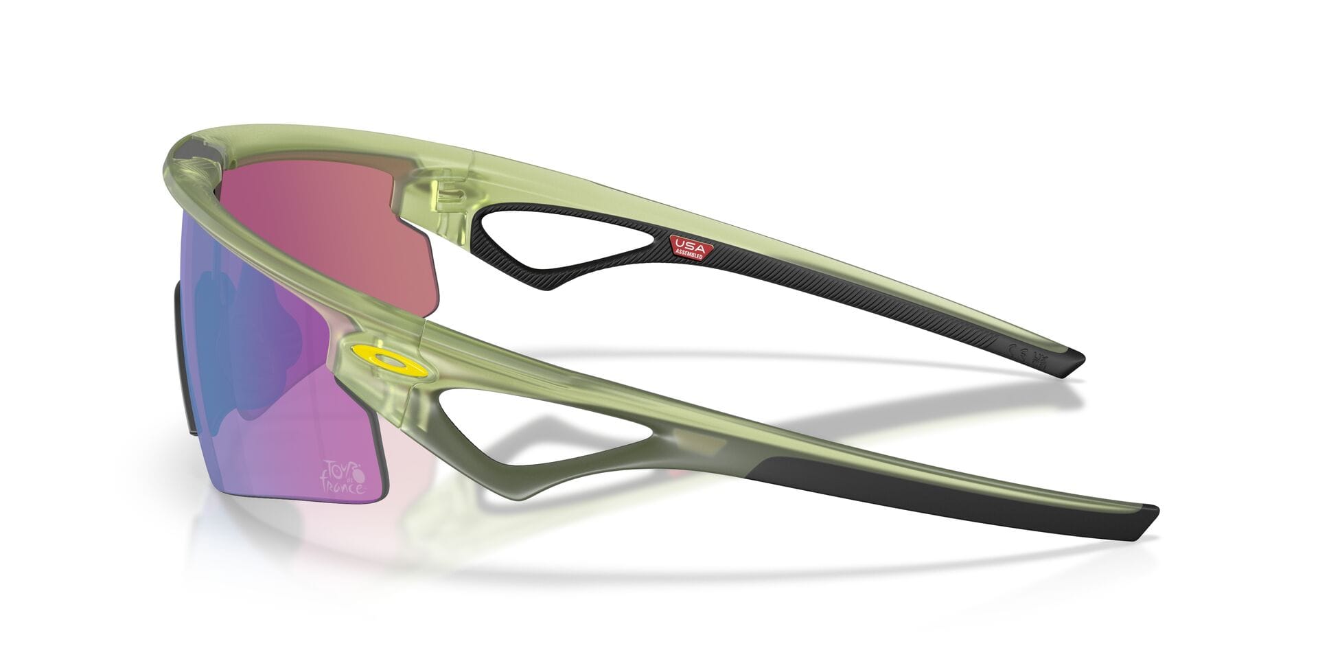Oakley 0OO9531 Sunglass Green Unisex Full Shell Sunglass — Green frame — view 7