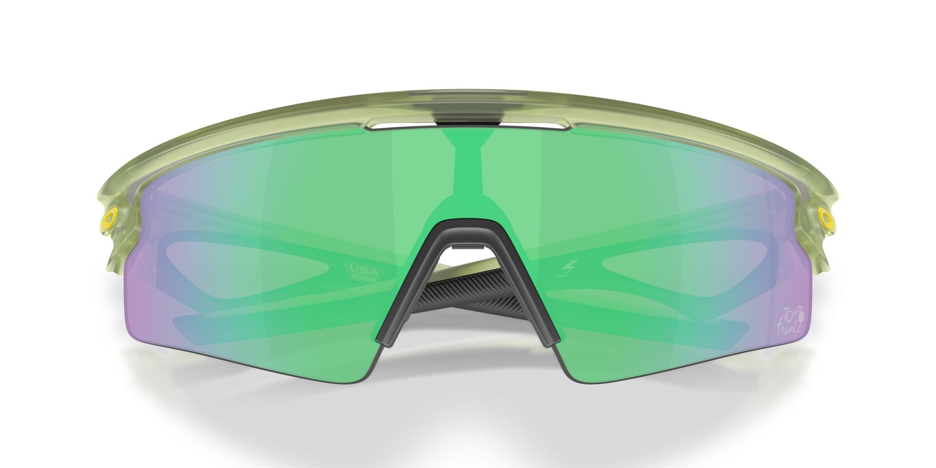 Oakley 0OO9531 Sunglass Green Unisex Full Shell Sunglass — Green frame — view 9