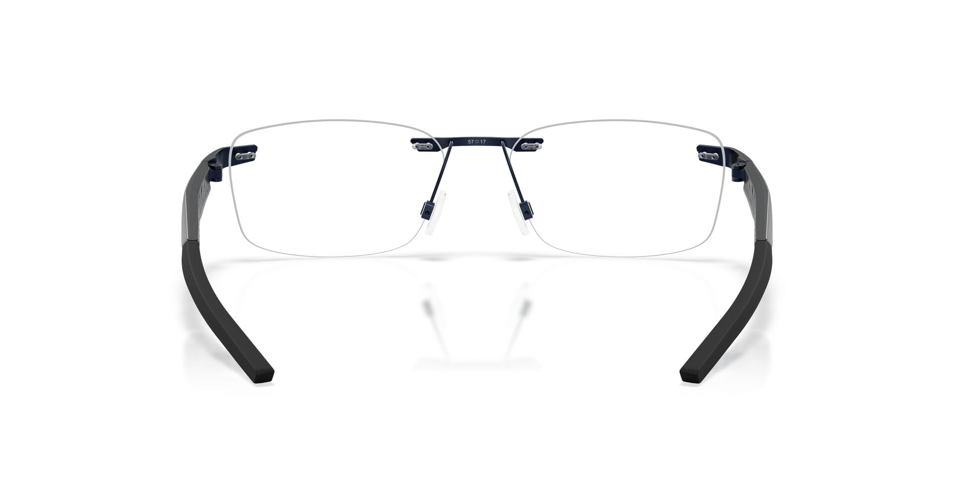 Oakley 0OX3126 Frame Blue Unisex RimLess Metal Frame — Blue frame — view 8