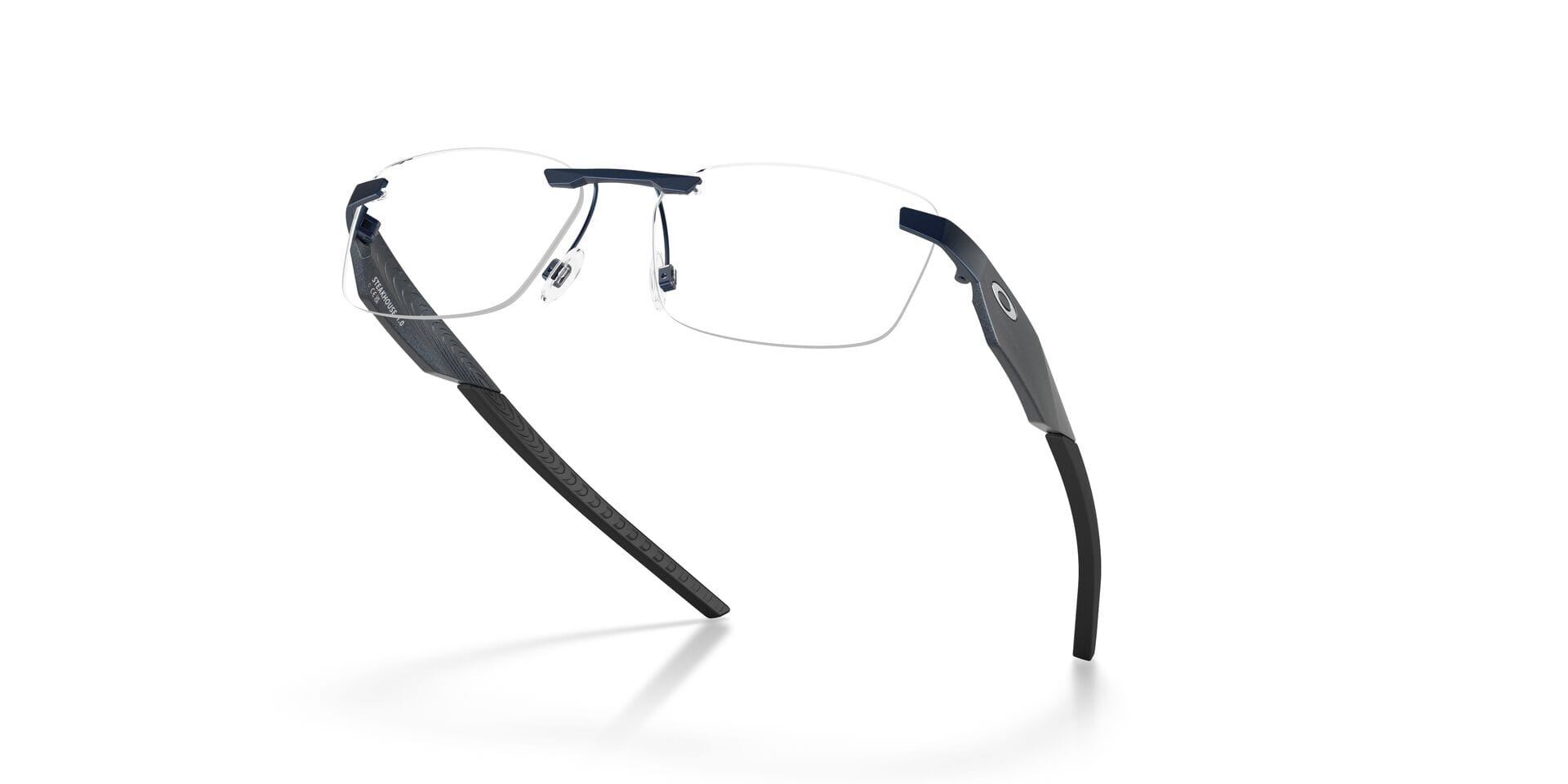 Oakley 0OX3126 Frame Blue Unisex RimLess Metal Frame — Blue frame — view 10