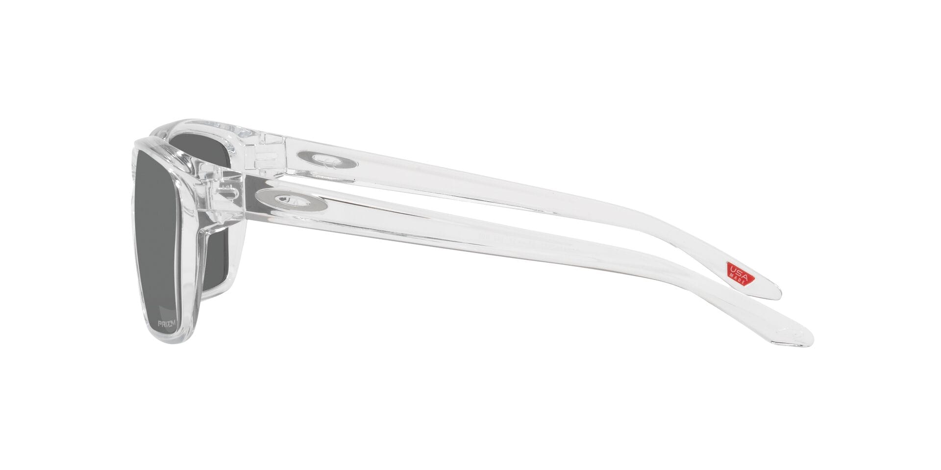 Oakley 0OO9448 Sunglass Transparent Male Full Shell Sunglass — Transparent frame — view 3