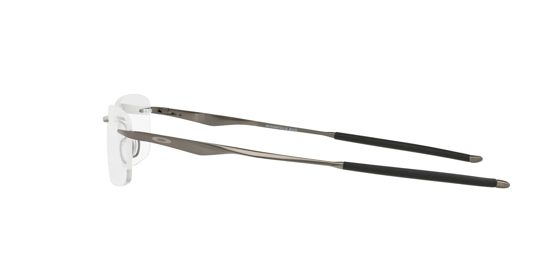 Oakley 0OX5118 Frame Grey Male RimLess Titanium Frame — Grey frame — view 3