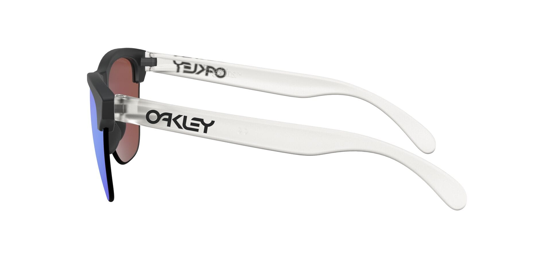 Oakley 0OO9374 Sunglass Matt Black Male RimLess Shell Sunglass — Matt Black frame — view 3
