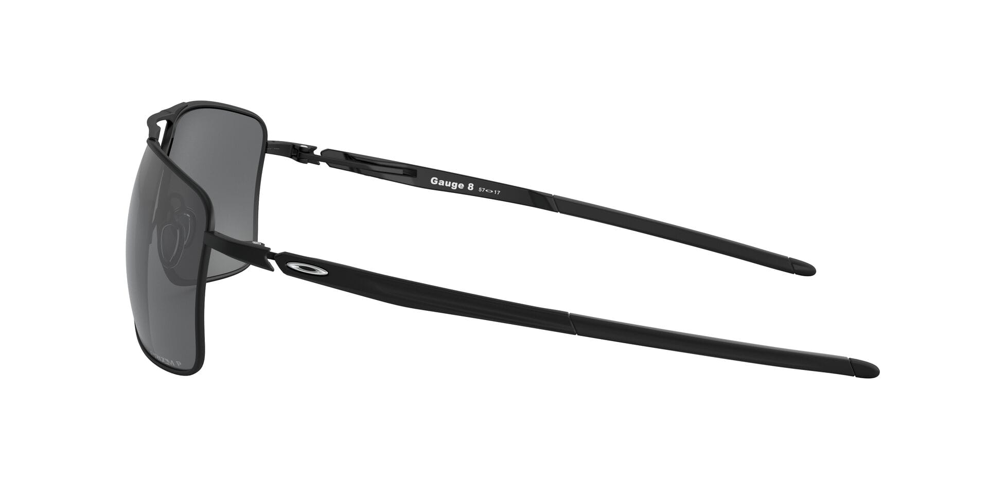 Oakley 0OO4124 Sunglass Matt Black Male Full Metal Sunglass — Matt Black frame — view 3