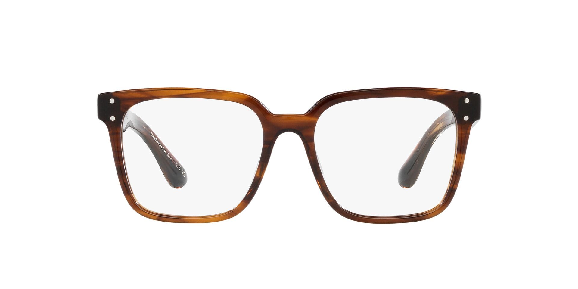 Oliver Peoples 0OV5502U Frame Transparent Brown Unisex Full Frame — Transparent Brown frame — view 2