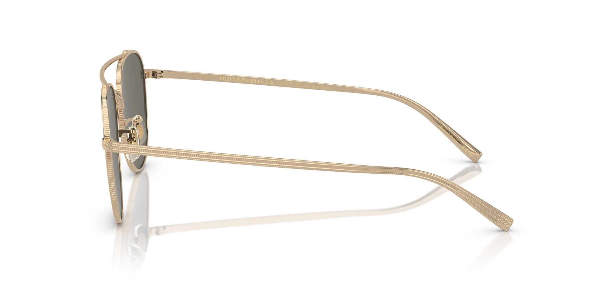Oliver Peoples 0OV1335ST Sunglass Gold Unisex Full Metal Sunglass — Gold frame — view 3