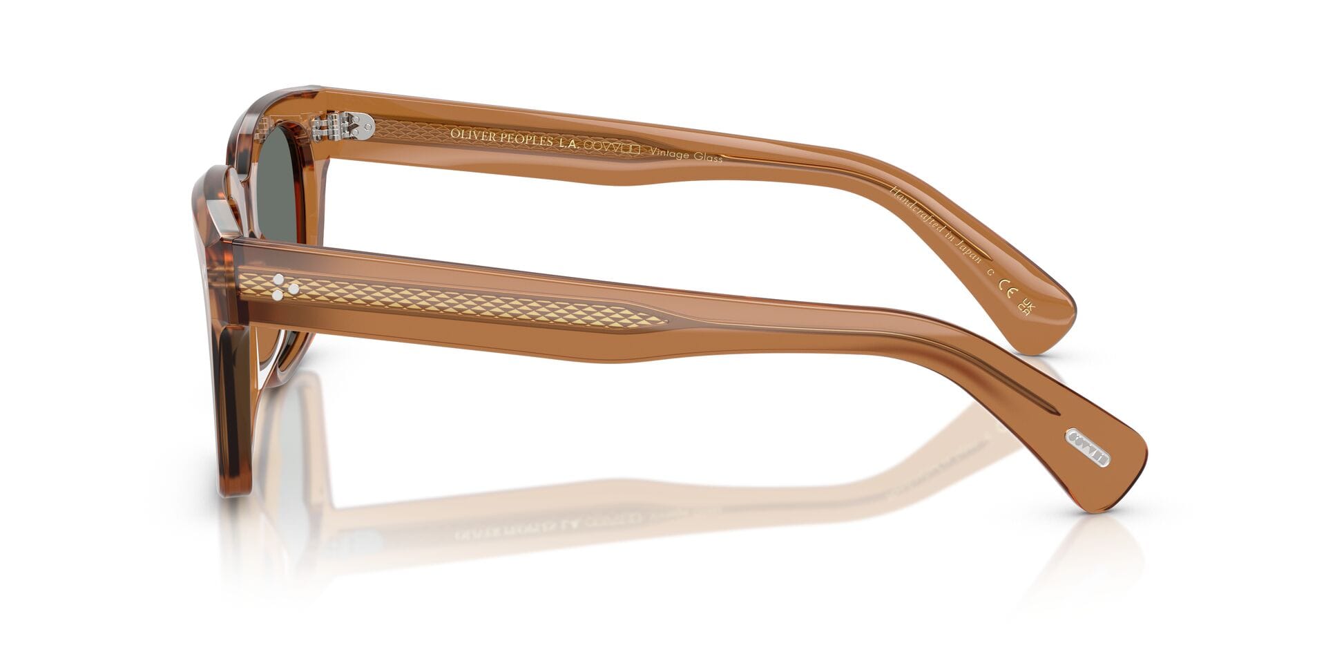 Oliver Peoples OV5564SU Sunglass Transparent Brown Male Full Sunglass — Transparent Brown frame — view 3