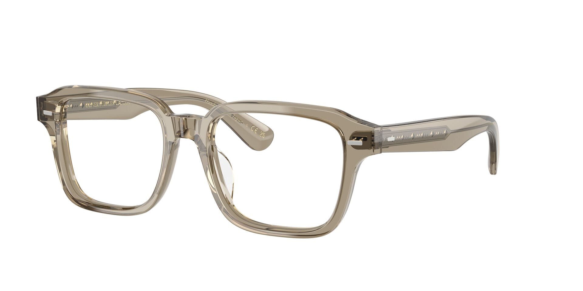 Oliver Peoples 0OV5562U Frame Transparent Olive Male Full Sh Frame — Transparent Olive frame — alternate view