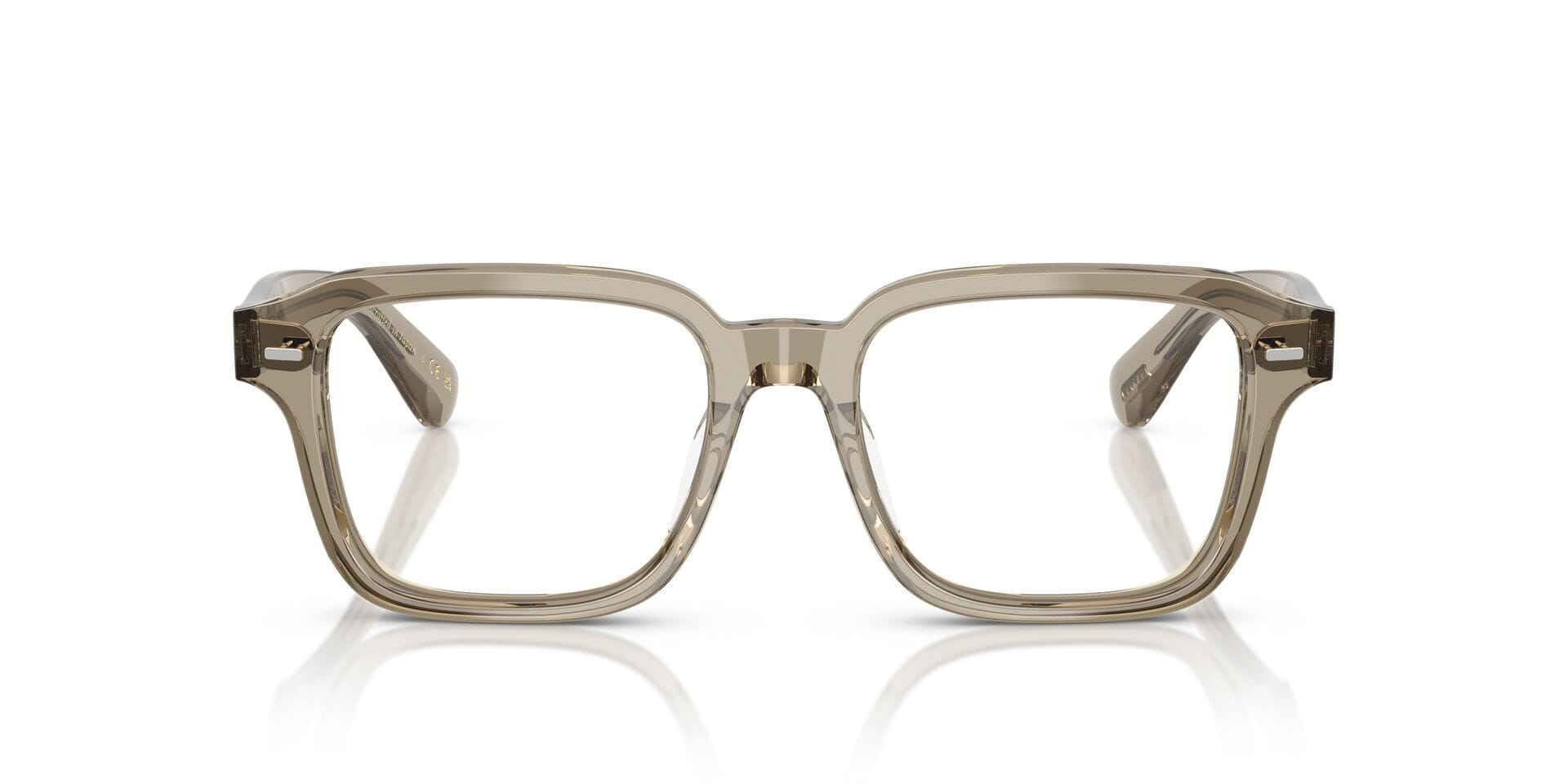 Oliver Peoples 0OV5562U Frame Transparent Olive Male Full Sh Frame — Transparent Olive frame