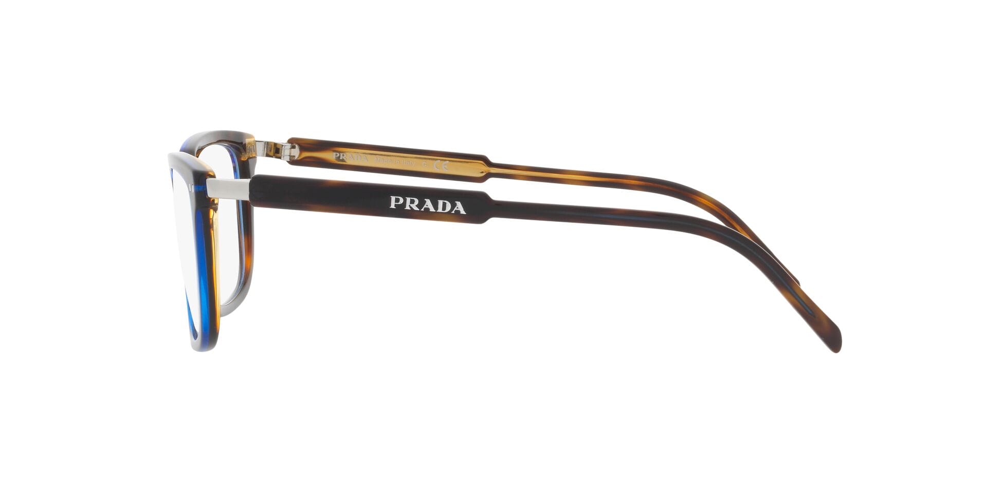 Prada 0PR 13YV Frame Brown Male Full Shell Frame — Brown frame — view 3
