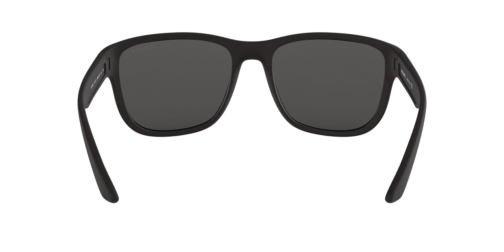 Prada 0PS 01US Sunglass Black Male Full Shell Sunglass — Black frame — view 2