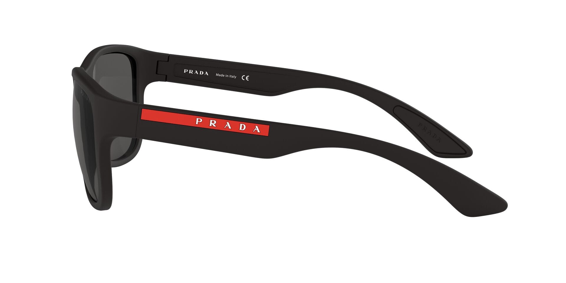 Prada 0PS 01US Sunglass Black Male Full Shell Sunglass — Black frame — view 4