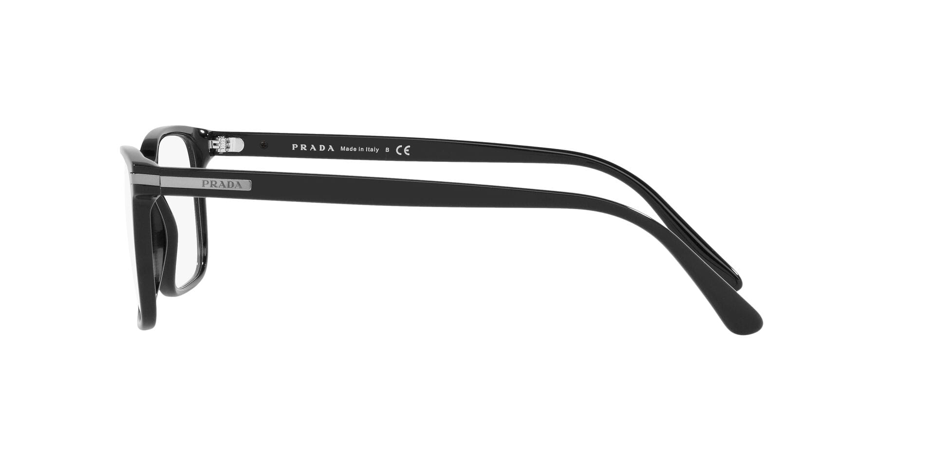 Prada 0PR 14WV Frame Black Male Full Shell Frame — Black frame — view 4