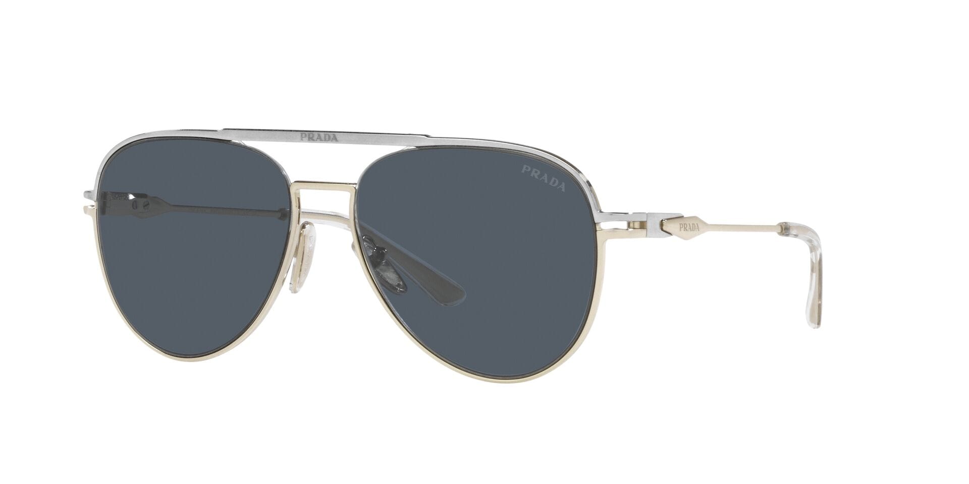 Prada 0PR 54ZS Sunglass Gold Male Full Metal — Gold frame
