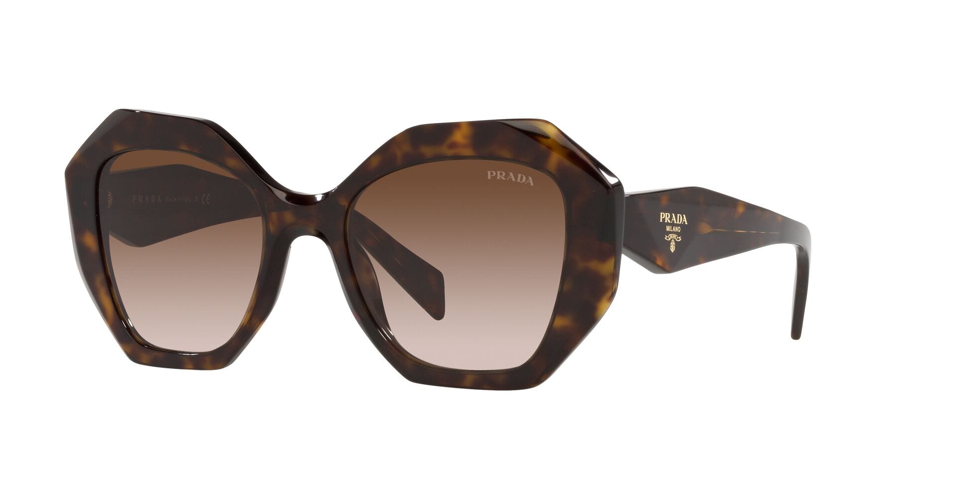 Prada 0PR 16WS Sunglass Havana Female Full Shell — Havana frame