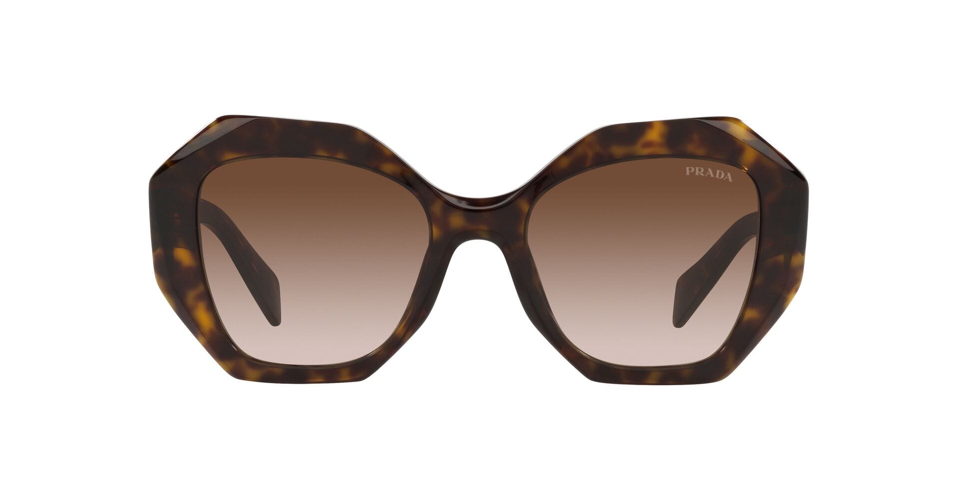 Prada 0PR 16WS Sunglass Havana Female Full Shell Sunglass — Havana frame — view 2