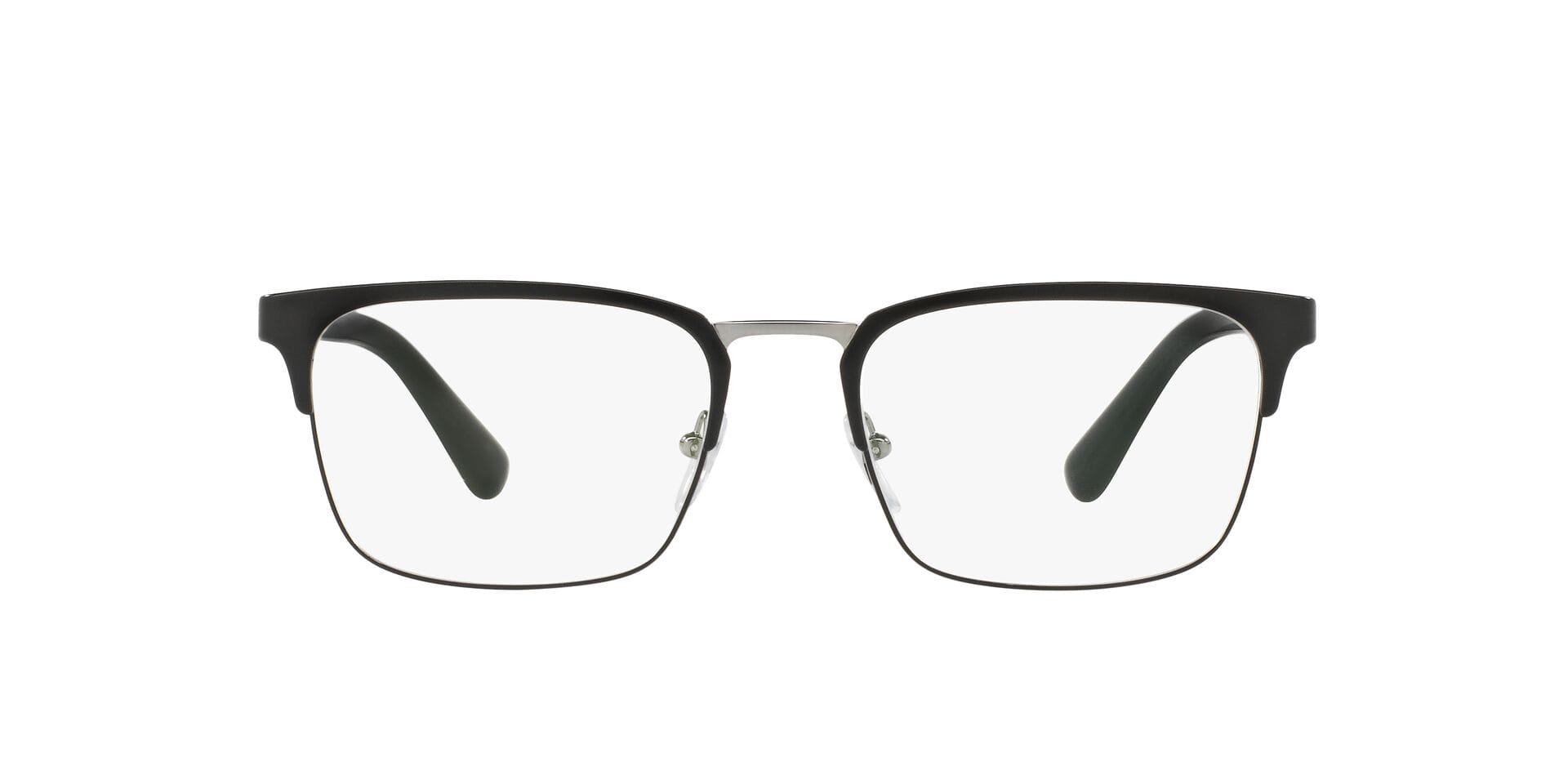Prada 0PR 54TV Frame Matt Black Male Full Shell Frame — Matt Black frame — view 2