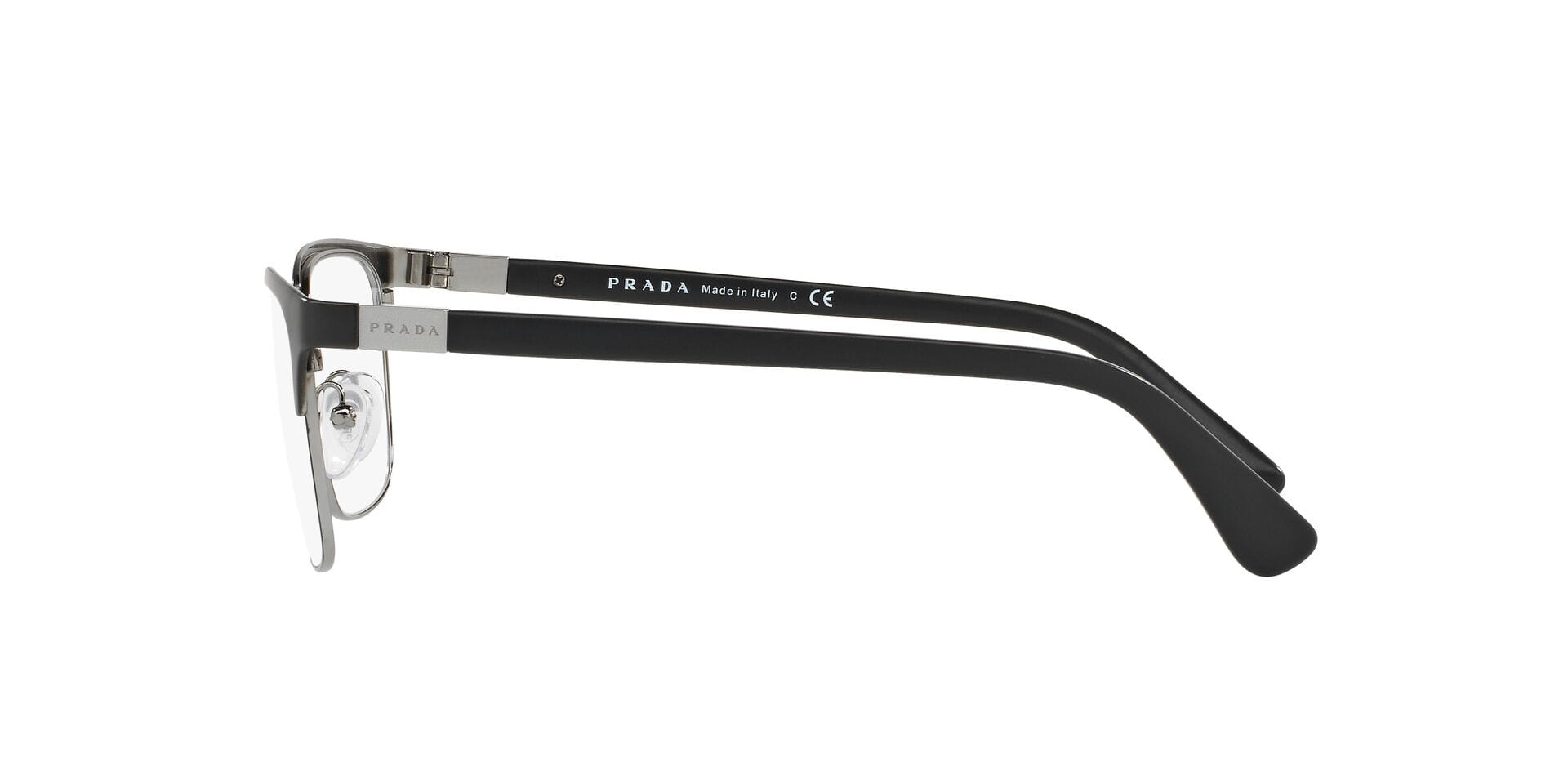 Prada 0PR 54TV Frame Matt Black Male Full Shell Frame — Matt Black frame — view 3
